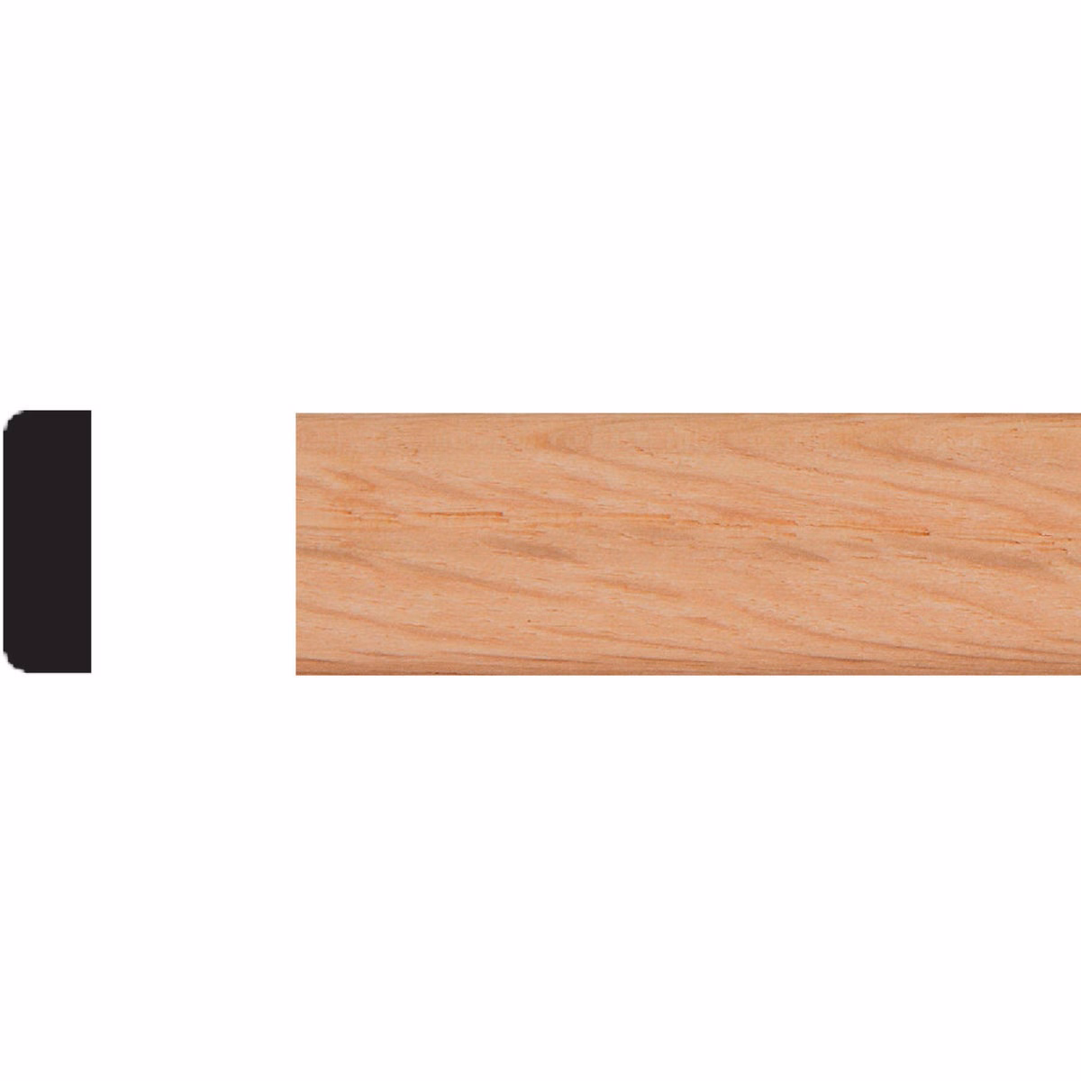 House of Fara 1/4 In. x 3/4 In. x 8 Ft. Unfinished Red Oak Screen Bead Molding