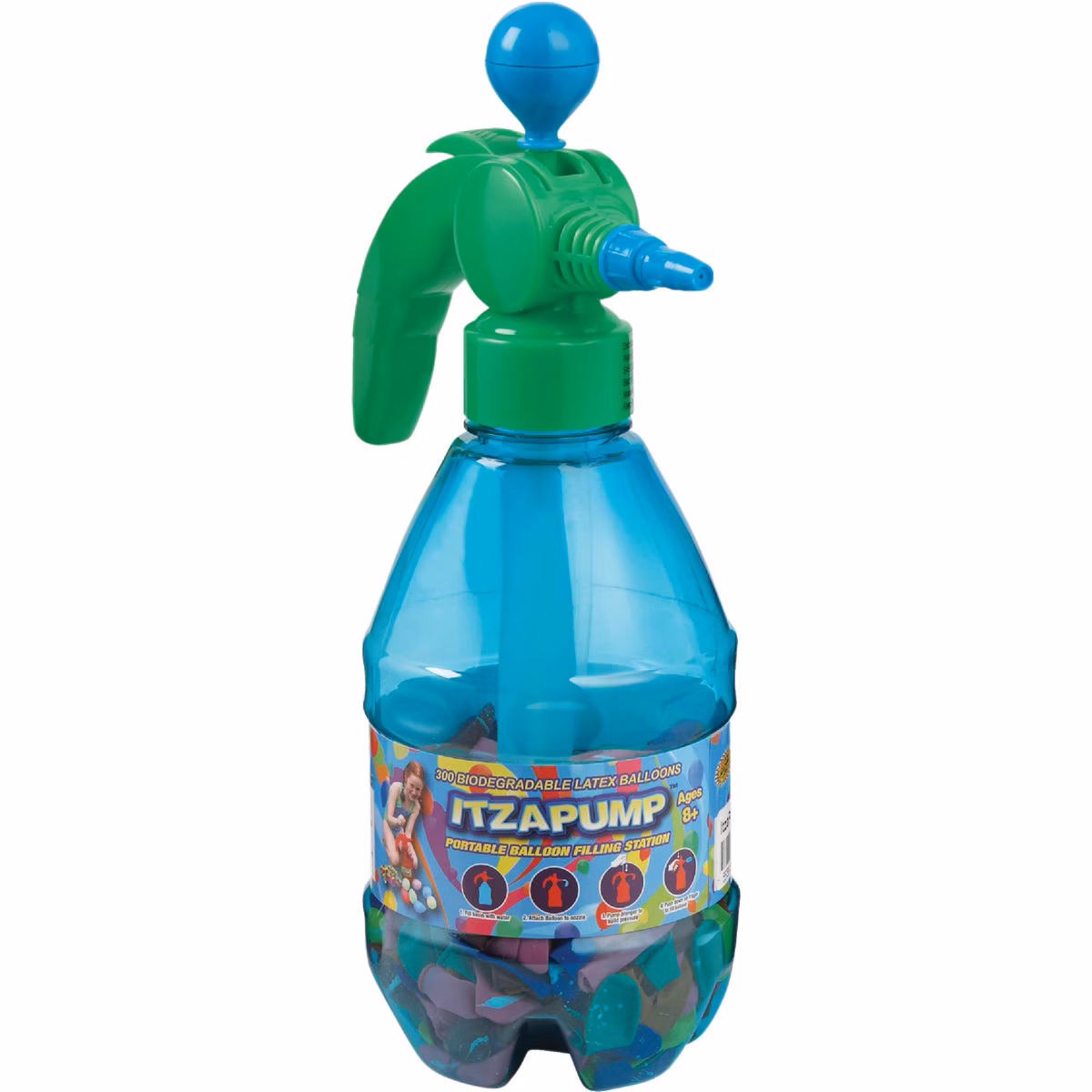 Water Sports ItzaPump Water Balloon Pump with 300 Balloons