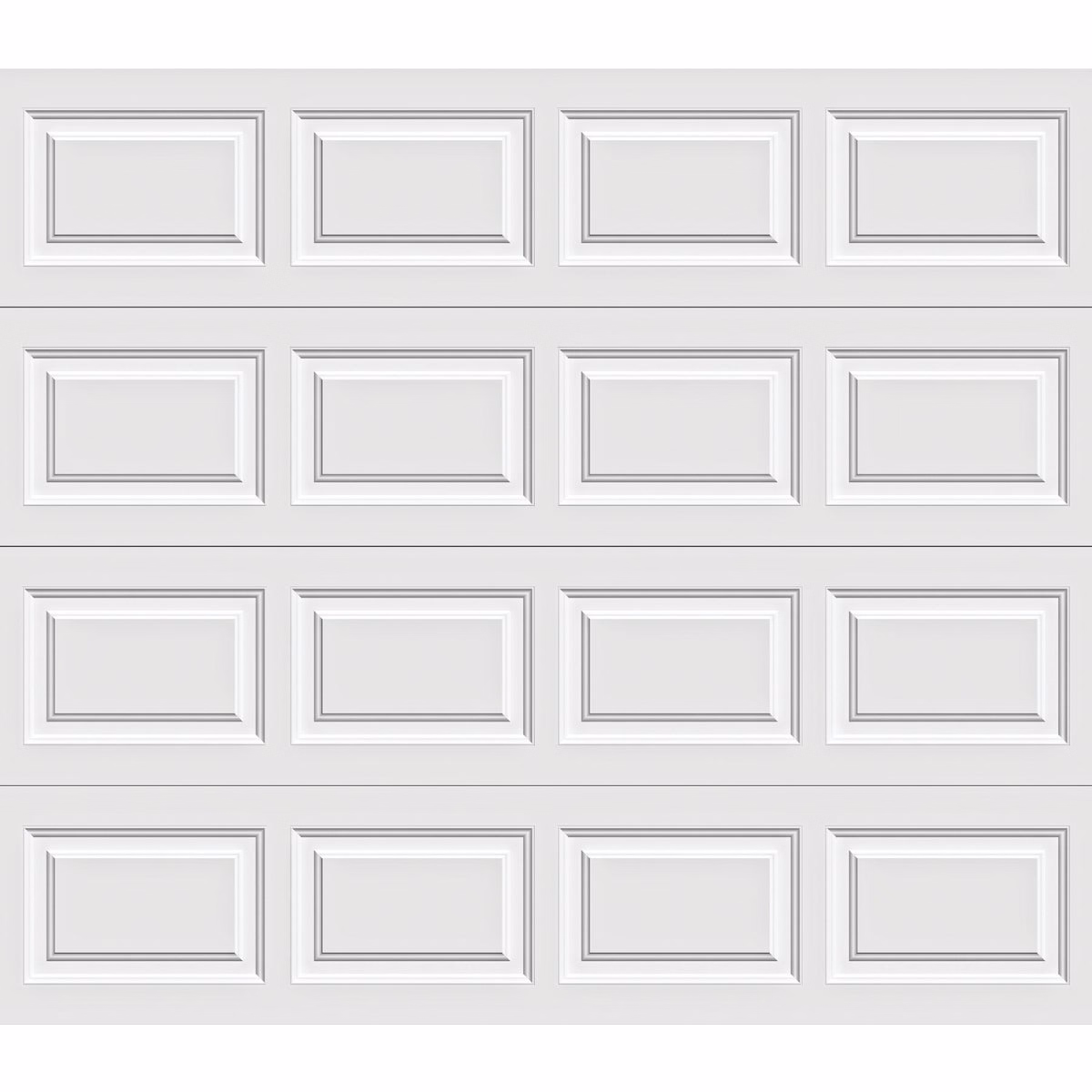 Holmes Gold Series 9 Ft. W x 7 Ft. H White Insulated Steel Garage Door with Extension Springs