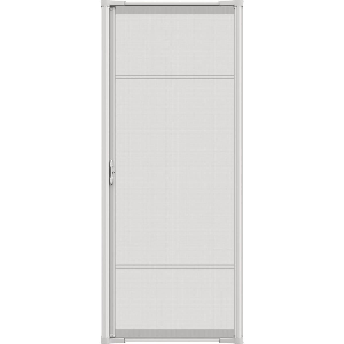Larson Brisa 32 In. to 36 In. W x 80 In. to 81 In. H Single Door White Retractable Screen