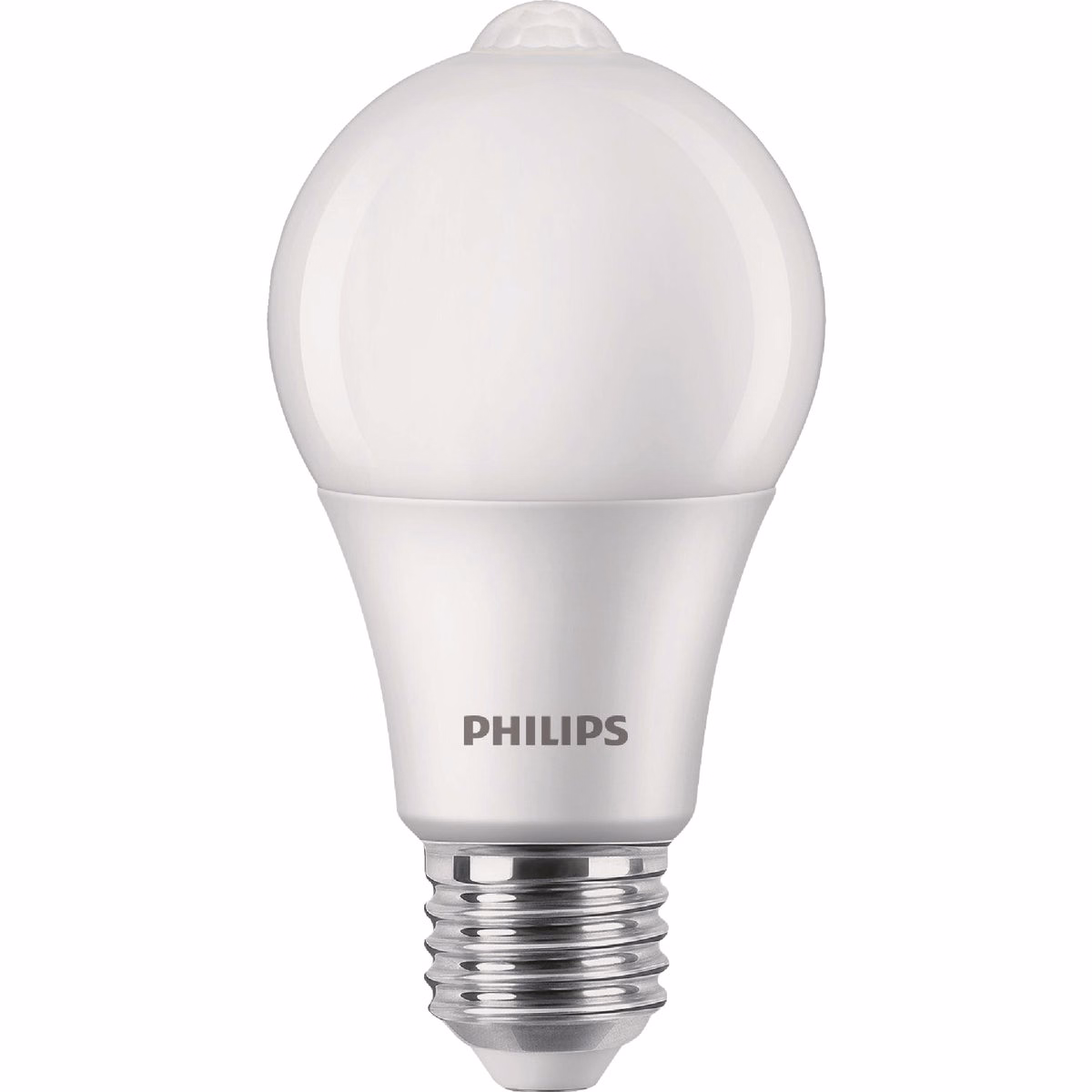Philips 60W Equivalent Soft White A19 Medium LED Motion & Daylight Sensor Light Bulb