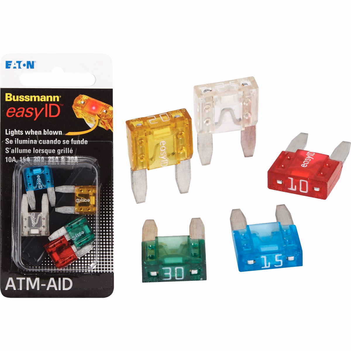 Bussmann ATM Easy ID Blade Fuse Assortment