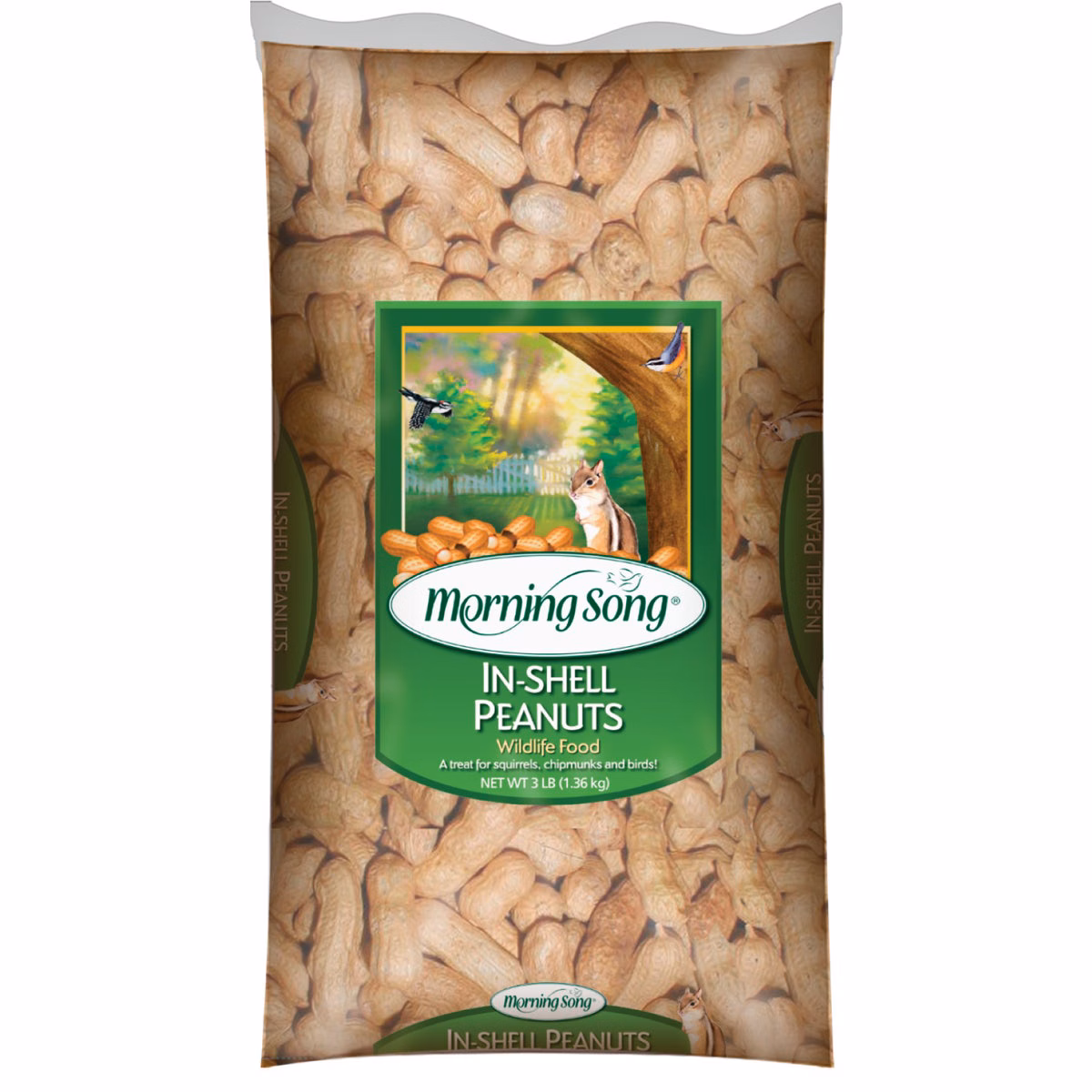 Morning Song 3 Lb. Inshell Peanuts Squirrel Food