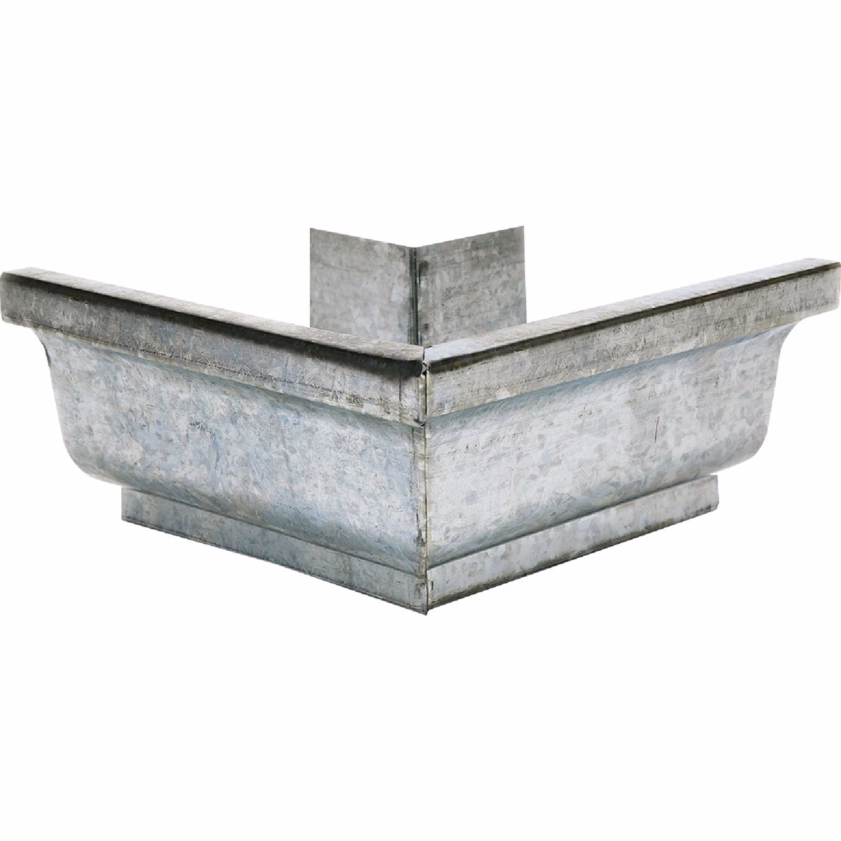 Amerimax 4 In. Galvanized Steel Miter K-Style Gutter Outside Corner
