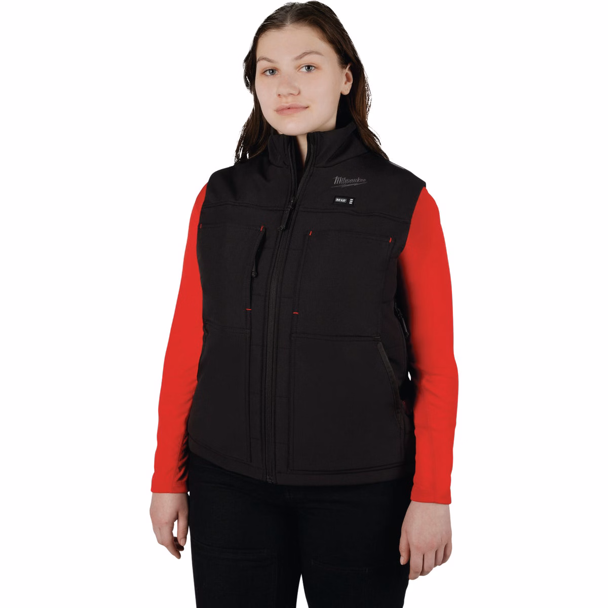 Milwaukee M12 AXIS Women's Black Cordless Vest Kit, XL