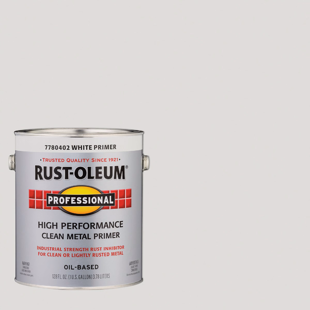 Rust-Oleum Professional High Performance Metal Primer, White, 1 Gal.