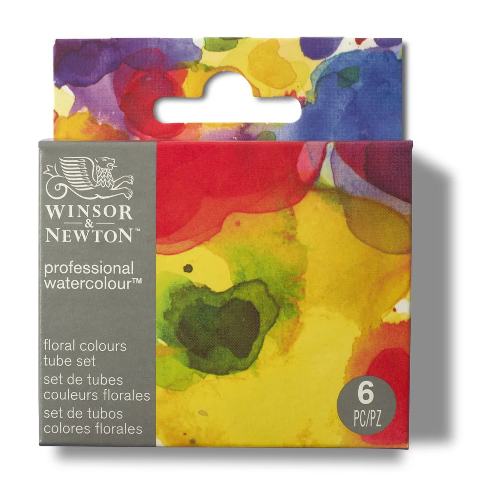 Professional Watercolour Floral Set 6x5ml Tubes
