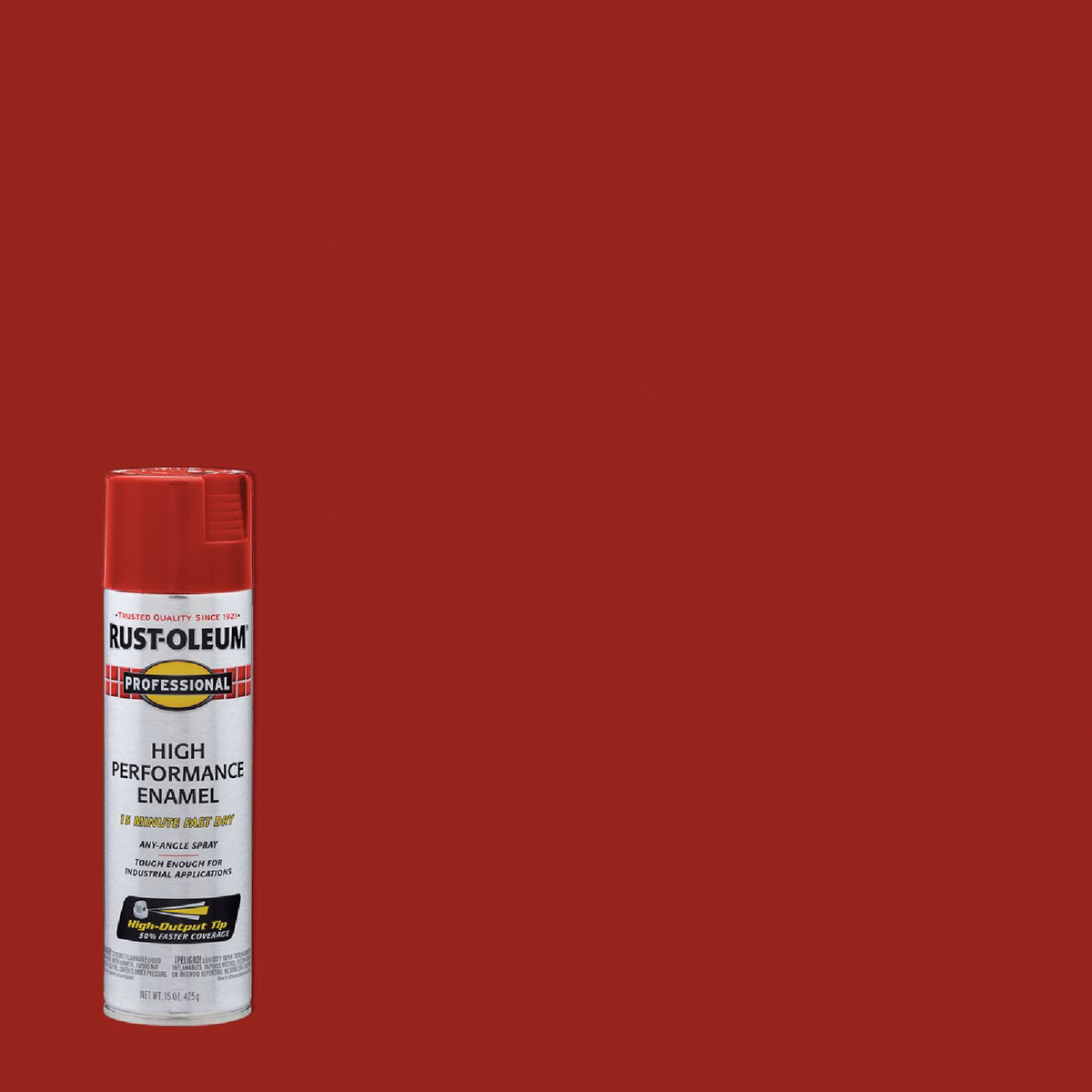Rust-Oleum Professional 15 Oz. Gloss Industrial Enamel Spray Paint, Safety Red