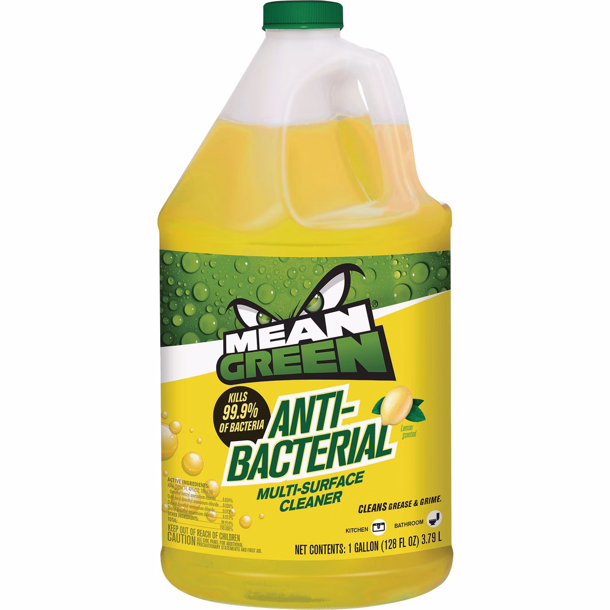 Mean Green 1 Gal. Anti-Bacterial Multi-Surface Disinfectant Cleaner