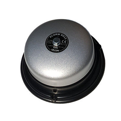 SUNS CB-4-240 Gray 240V Alarm Bell 4 Inch 240 Volt AC (4″ in 240 VAC)