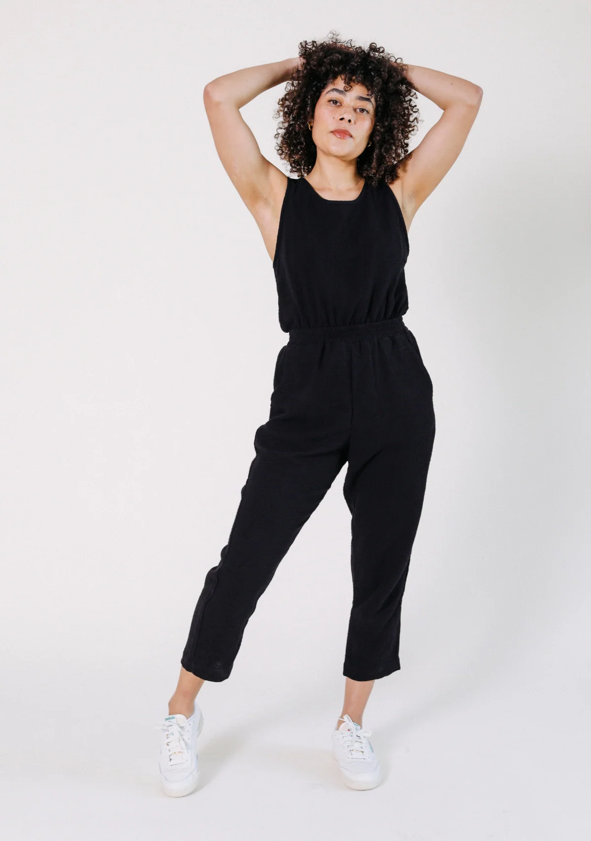Jameela Organic Cotton Jumpsuit – Black