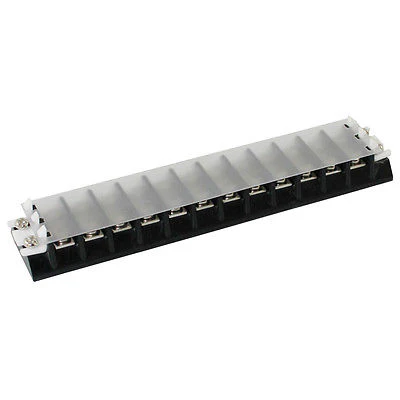 SUNS TU212-C UL Rated 20A/300V Covered Terminal Block 12 Position 22-12 AWG TB200-12