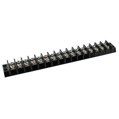 SUNS TU316 UL Rated 30A/600V Terminal Block 16 Position 22-10 AWG Barrier Strip TB-300-16
