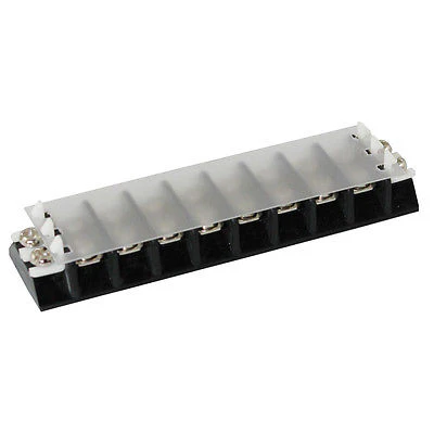 SUNS TU108-C UL Rated 15A/300V Covered Terminal Block 8 Position 22-14 AWG TB100-08