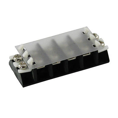 SUNS TU104-C UL Rated 15A/300V Covered Terminal Block 4 Position 22-14 AWG TB100-04