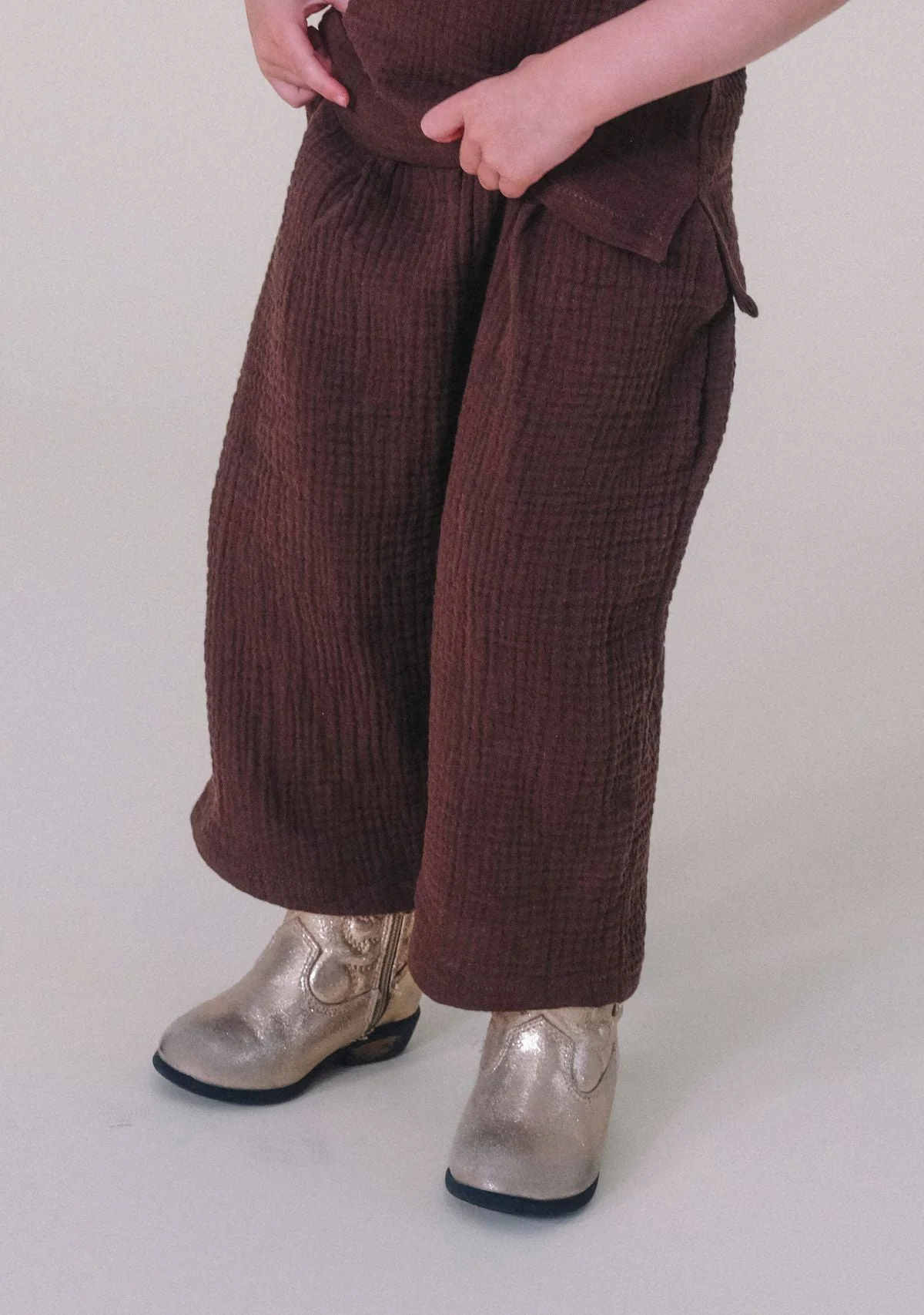 Nico Toddler Pant- Chicory Coffee