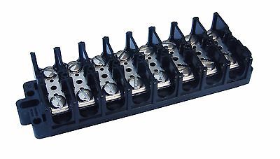 SUNS TG608 UL Rated 60A/600V Terminal Block 8 Pole 22-6 AWG Wire KU8