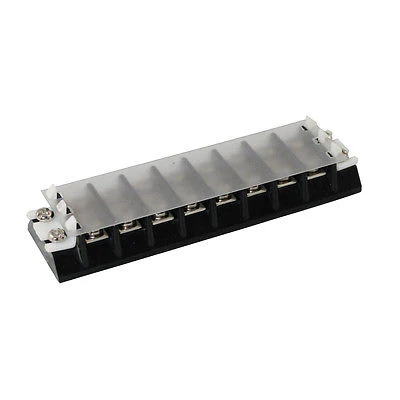 SUNS TU208-C UL Rated 20A/300V Covered Terminal Block 8 Position 22-12 AWG TB200-08