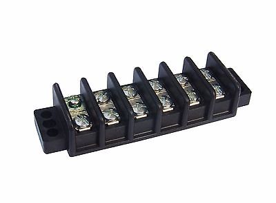 SUNS TG306 UL Rated 30A/600V Terminal Block 6 Pole 22-10 AWG Wire TB-300-06