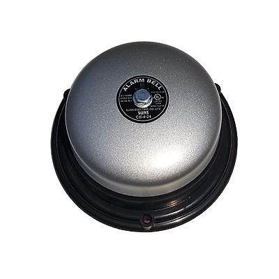 SUNS CB-4-24 Gray 24V Alarm Bell 4 Inch 24 Volt DC (4″ in 24 VDC)
