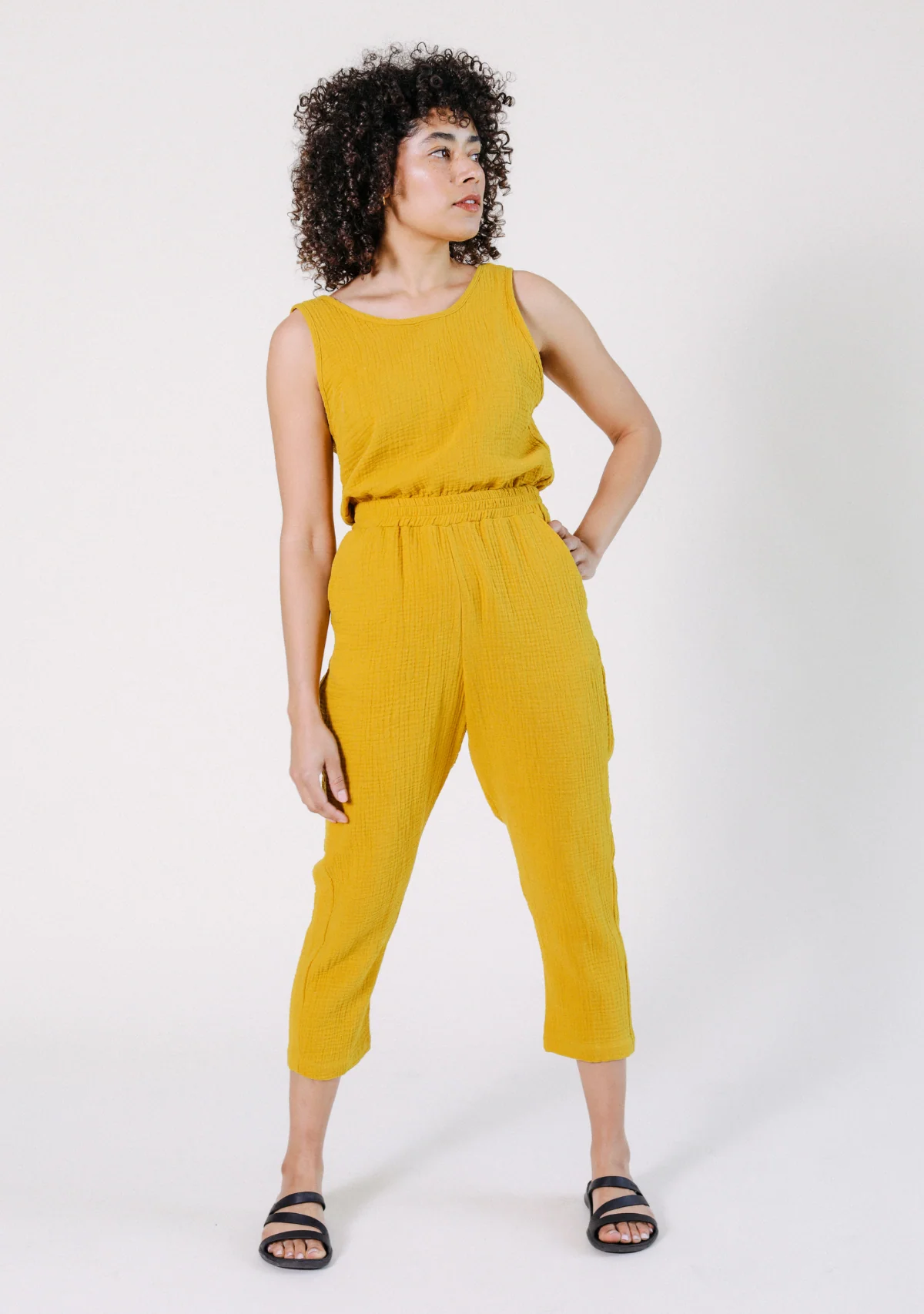 Jameela Organic Cotton Jumpsuit – Golden