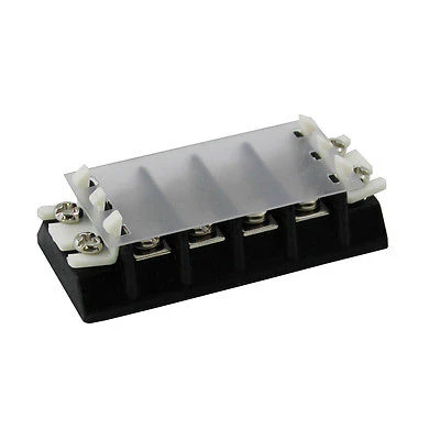 SUNS TU204-C UL Rated 20A/300V Covered Terminal Block 4 Position 22-12 AWG TB200-04