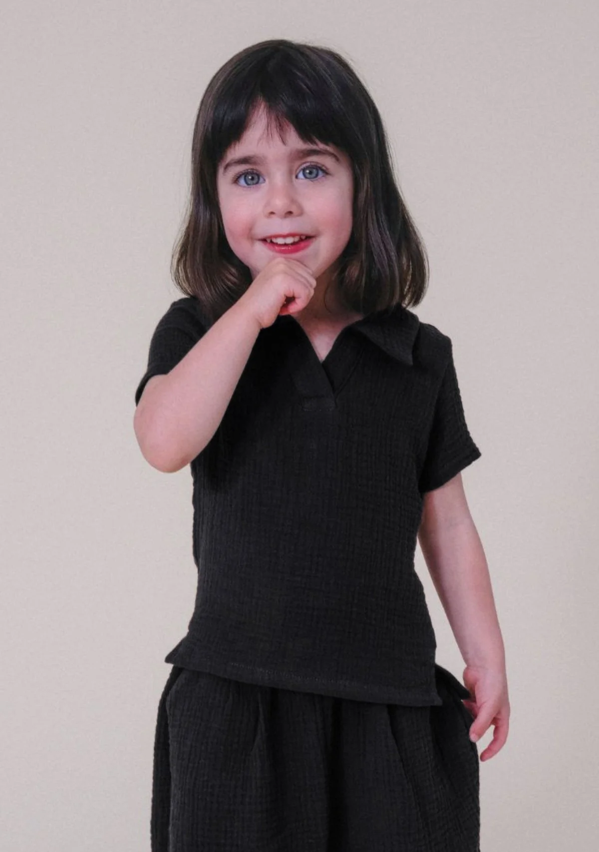 Nico Toddler Top – Black