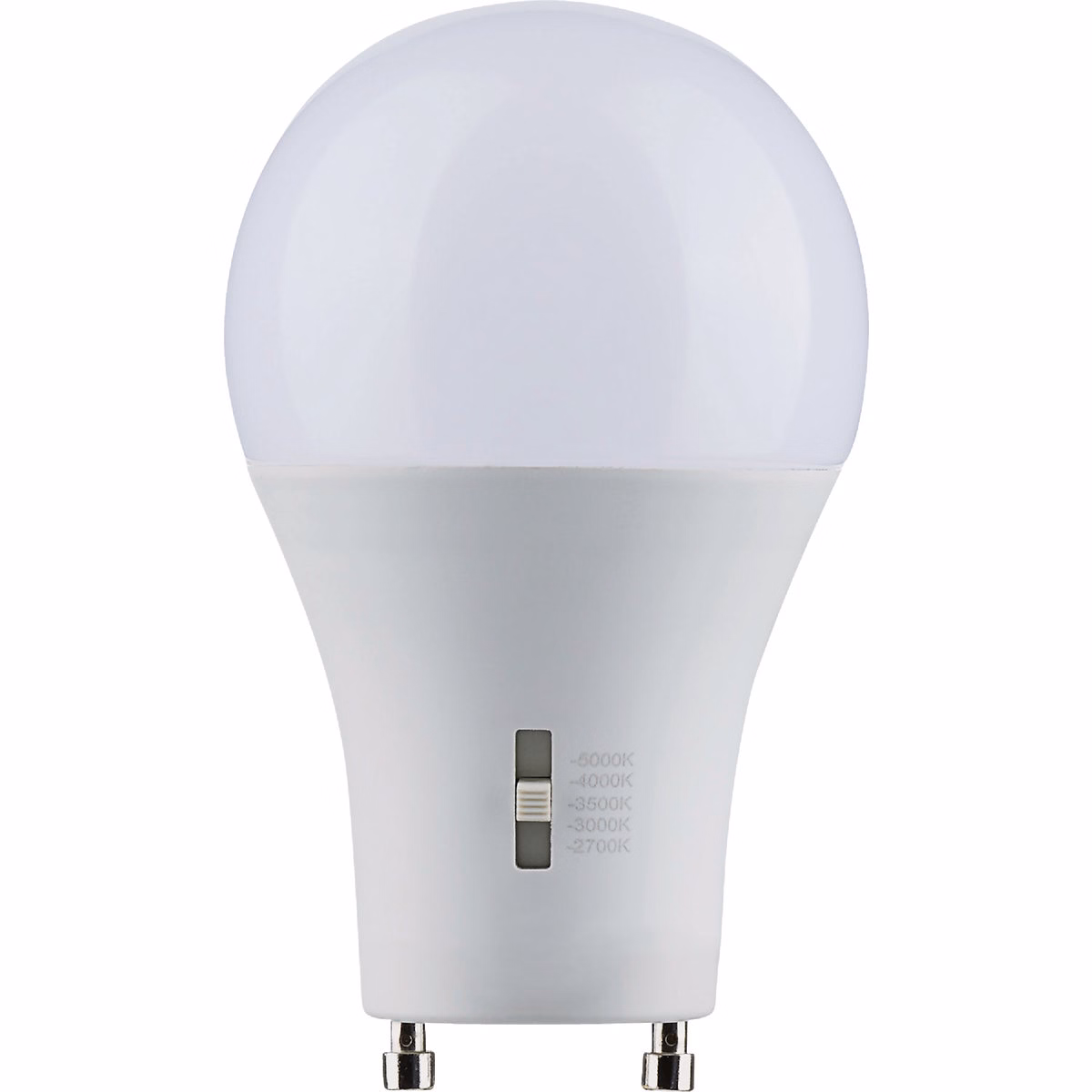 Satco 60W Equivalent 5CCT-Selectable A19 GU24 Base Dimmable Traditional LED Light Bulb