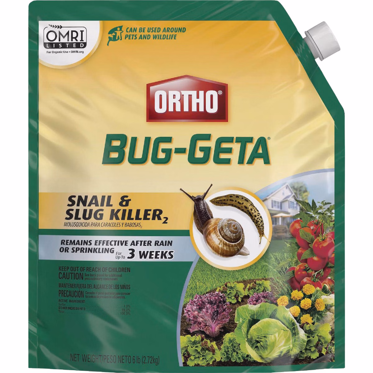 Ortho Bug-Geta 6 Lb. Ready To Use Pellets Slug & Snail Killer