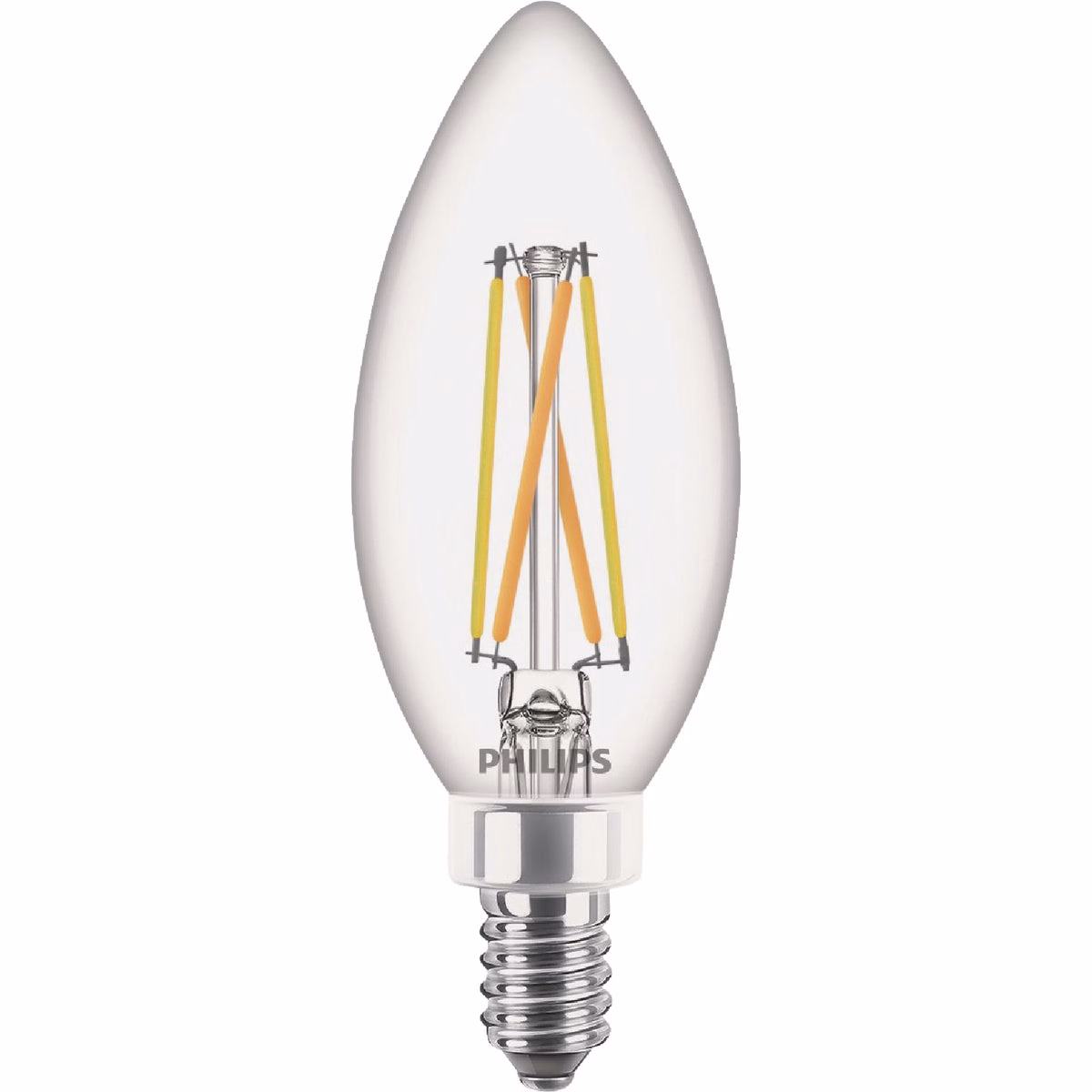 Philips Ultra Definition 40W Equivalent B11 LED Candelabra Base Soft White Light Bulb (3-Pack)
