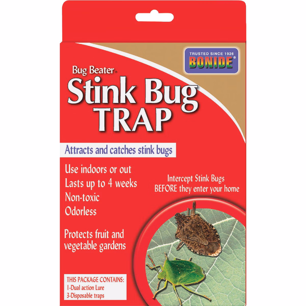 Bonide Bug Beater Disposable Indoor/Outdoor 50 Ft. Coverage Area Stink Bug Trap
