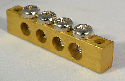 SUNS International G-12804 4 Terminal Grounding Bus Bar