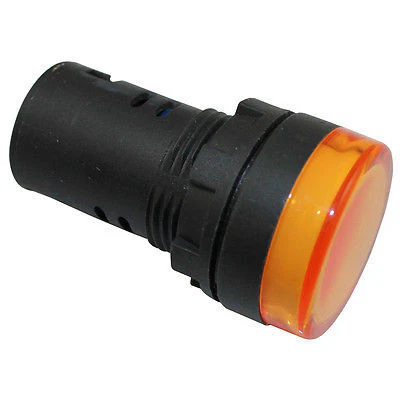 SUNS IL6E-120E-A-Q LED 22mm Amber Pilot Light 120V XB7EV08GP 800FD-P0N5