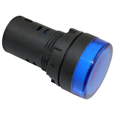 SUNS IL6E-240E-B-Q LED 22mm Blue Indicator Pilot Light 240V XB7EV06MP 800FD-P6N7