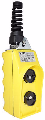 SUNS CSB-279Y-HGA UL Listed Yellow Maintained Pendant Station 2NO/2NC 9001W94YU