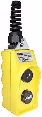 SUNS CSB-292Y-HGA UL Listed Yellow Up/Down Pendant Station 4NO