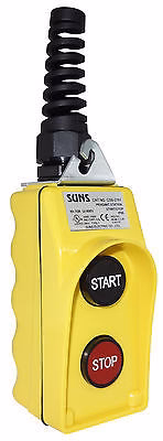 SUNS CSB-276Y-HGA UL Listed Yellow Start/Stop Pendant Station 1NO/1NC 9001BW96Y