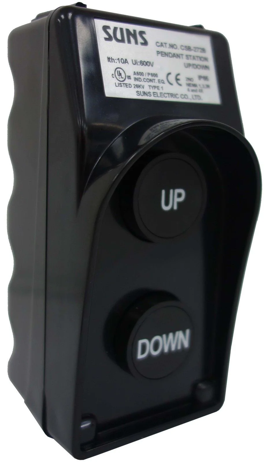 SUNS CSB-272B UL Listed Black Up/Down Pendant Control Station 9001BW72B