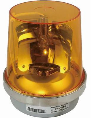 SUNS 700-RA120 UL Rated 120VAC Amber Rotating Beacon Emergency Signal Light 120V