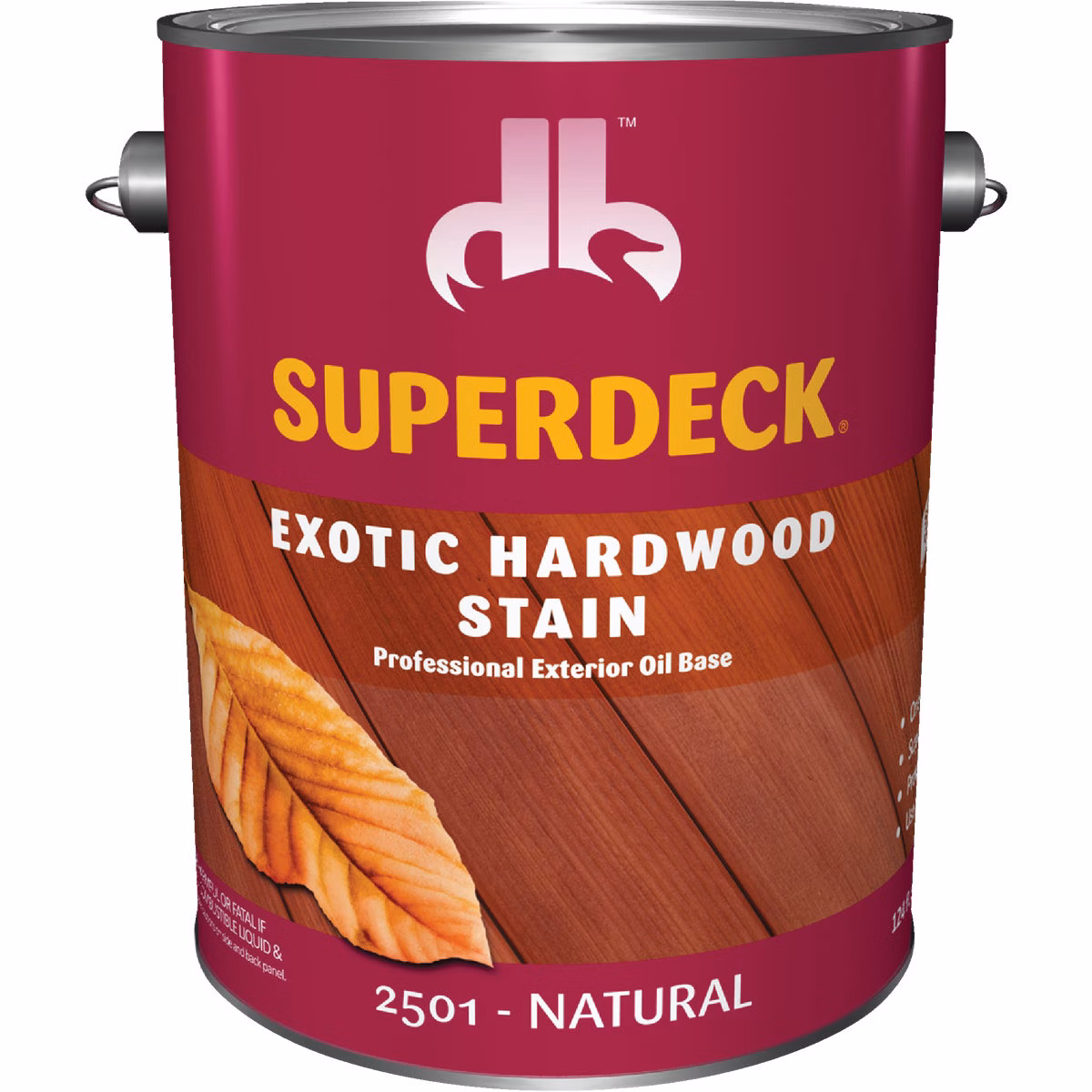 Duckback SUPERDECK Exotic Hardwood Deck Stain, Natural, 1 Gal.