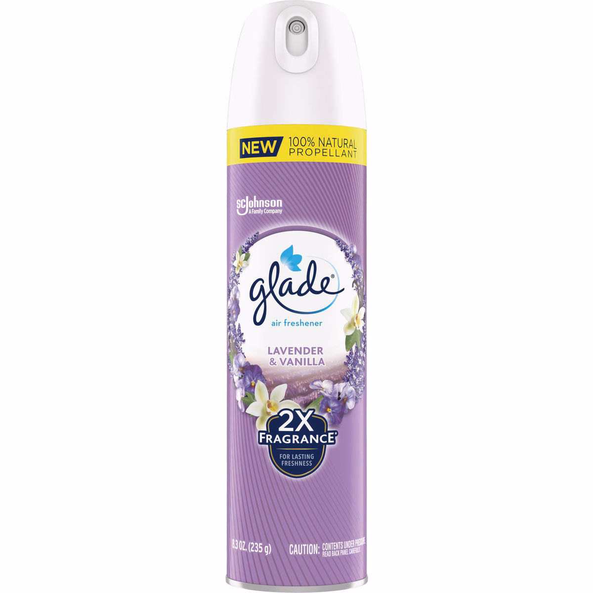 Glade 2X Fragrance 8 Oz. Lavender & Vanilla Spray Air Freshener
