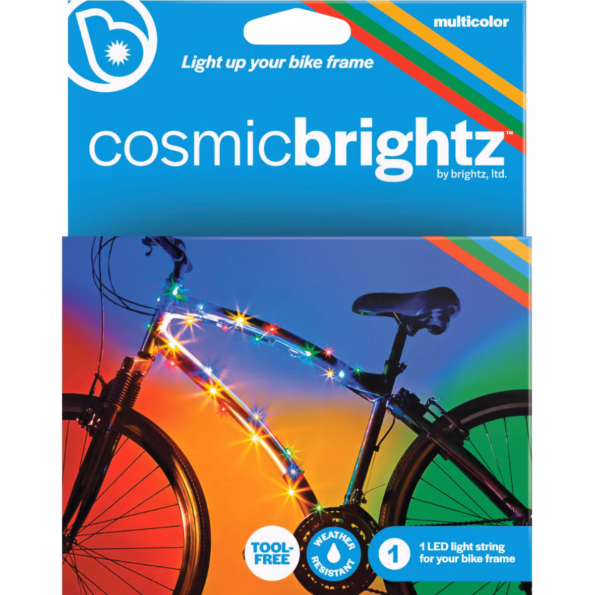 Cosmicbrightz LED Multi-Color Bicycle Light