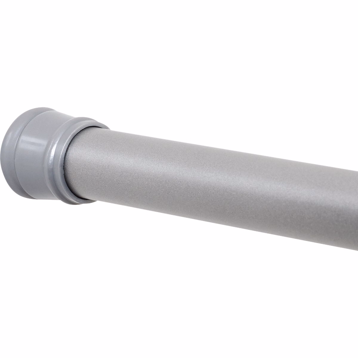 Zenith Zenna Home Straight 41 In. To 72 In. Adjustable Tension Shower Rod in Brushed Chrome