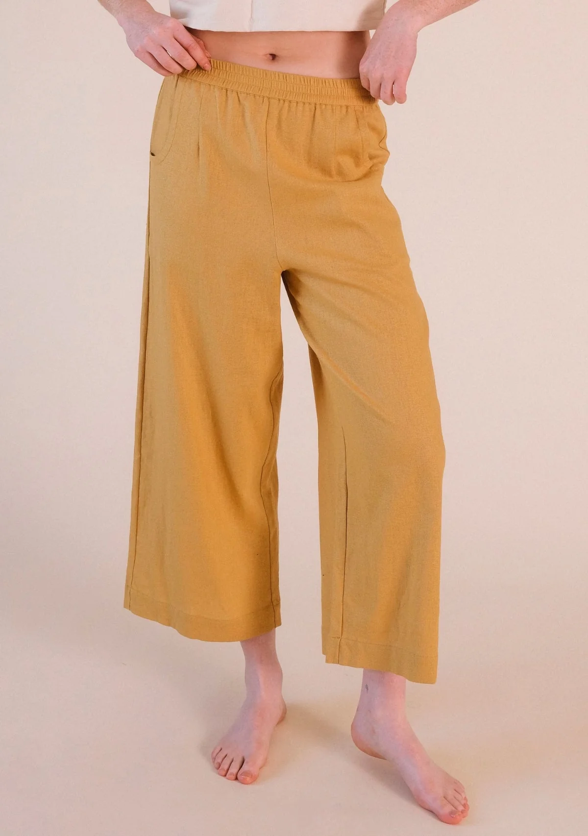 Nin Linen Pant – Golden