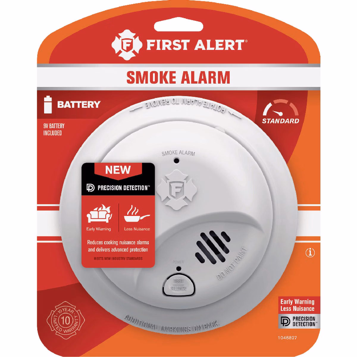 First Alert SMI100 Battery Powered Ionization Smoke Alarm