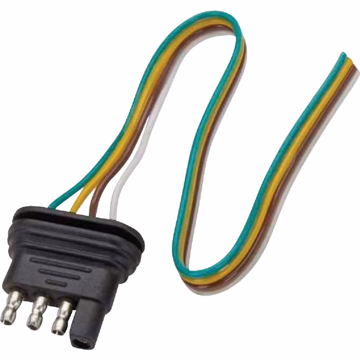 TowSmart 12 In. 18 Ga. 4-Way Flat Trailer Wiring Connector