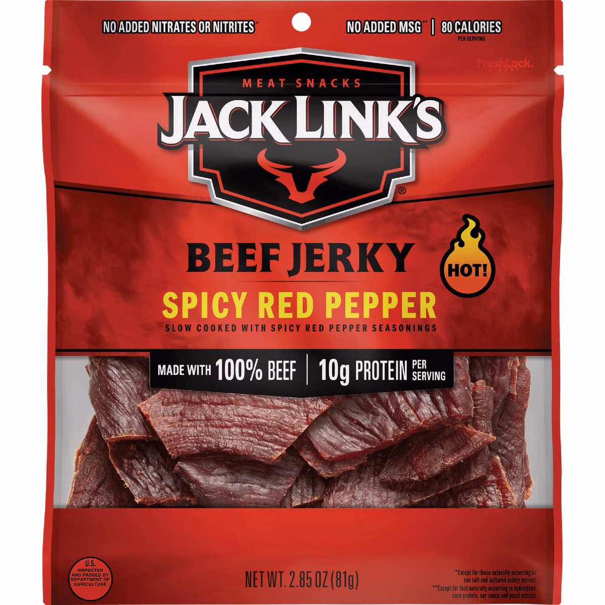 Jack Link's 2.85 Oz. Spicy Red Pepper Beef Jerky
