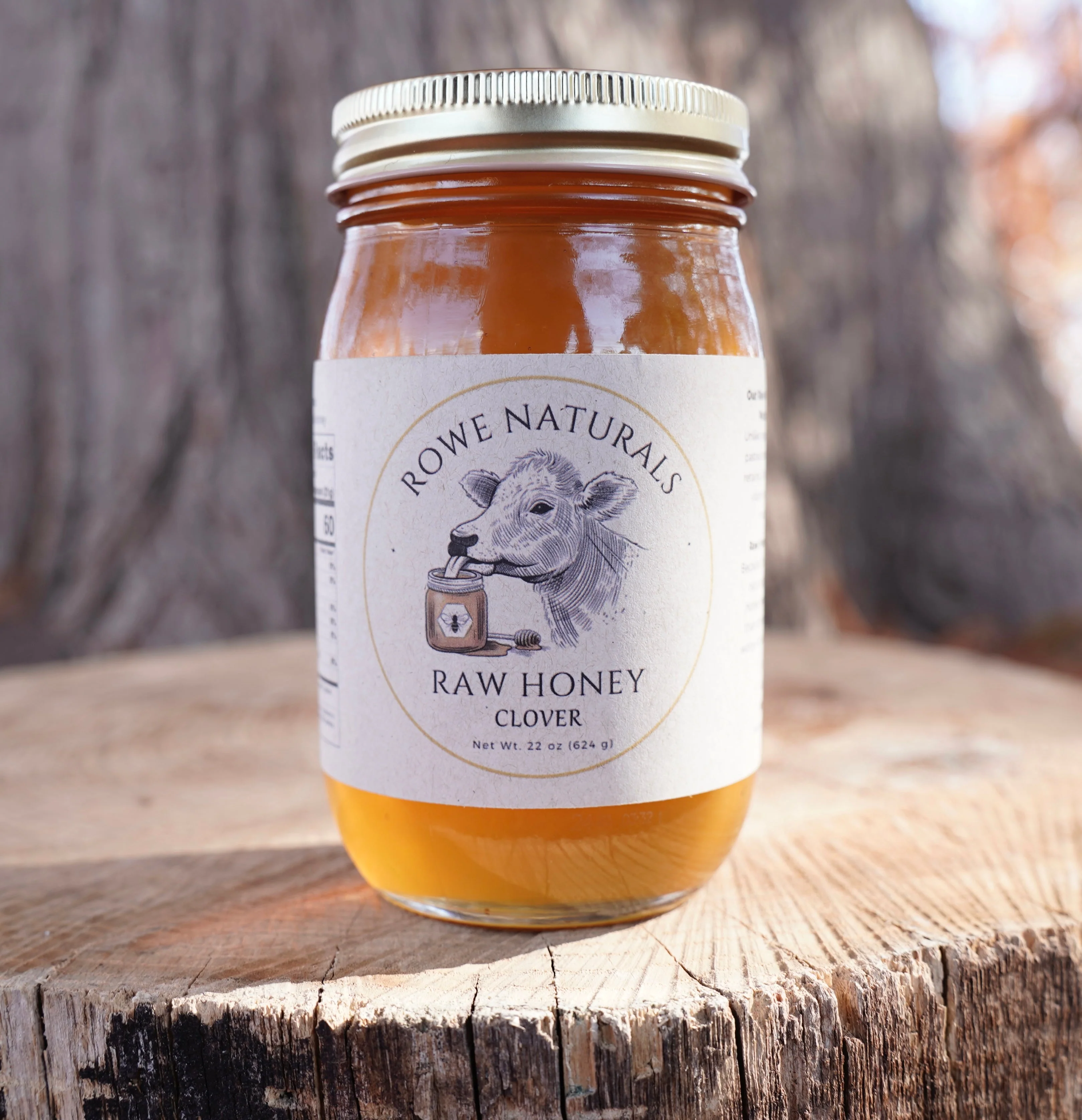 Raw Clover Honey- 22 oz. jar