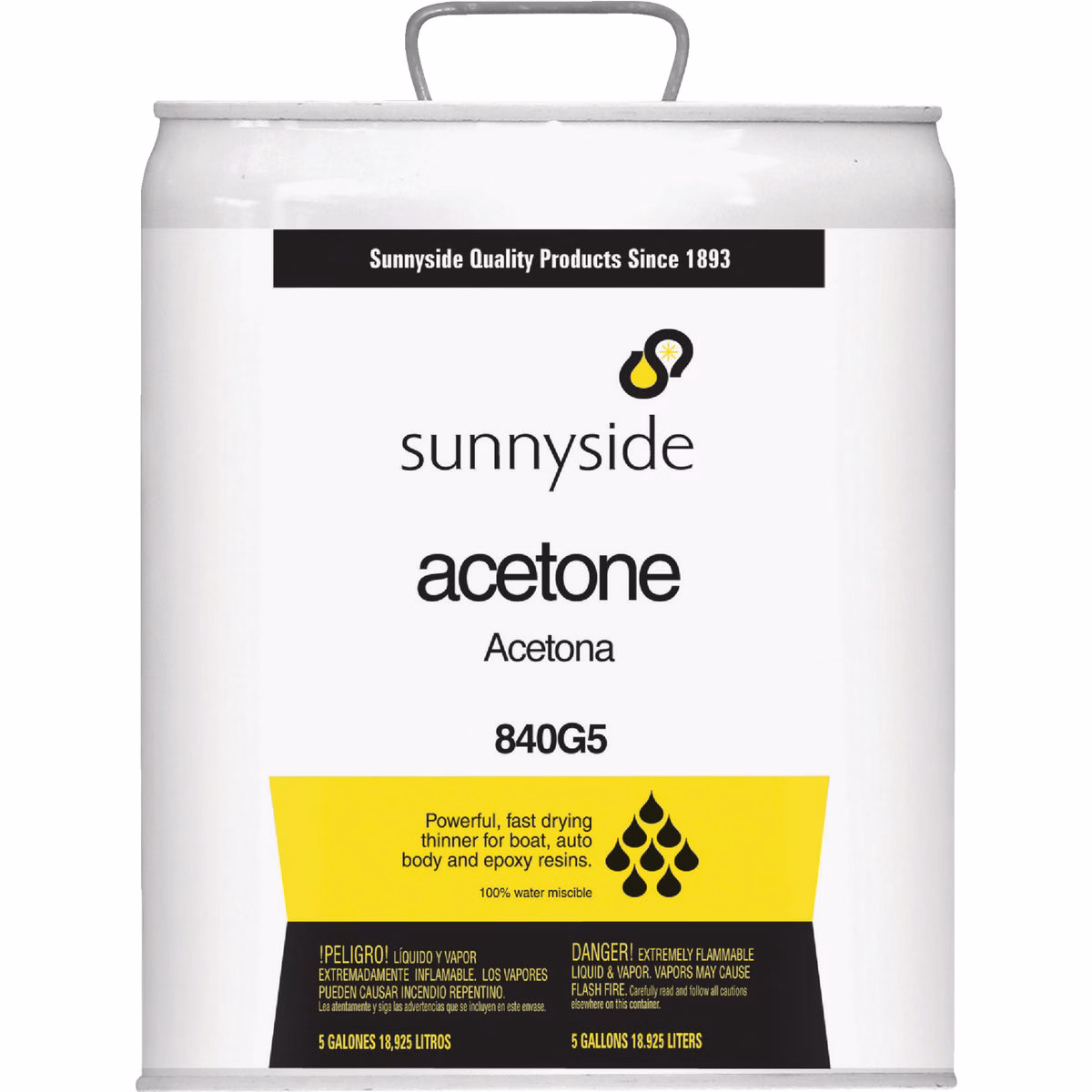 Sunnyside Acetone, 5 Gallon