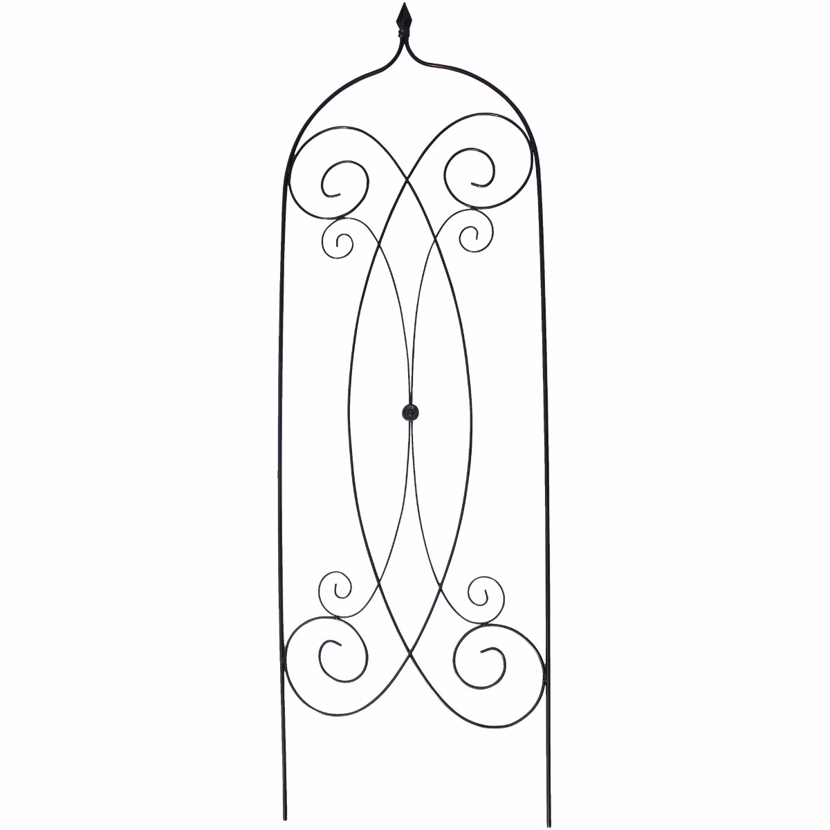 Best Garden Steel Cathedral Black Trellis